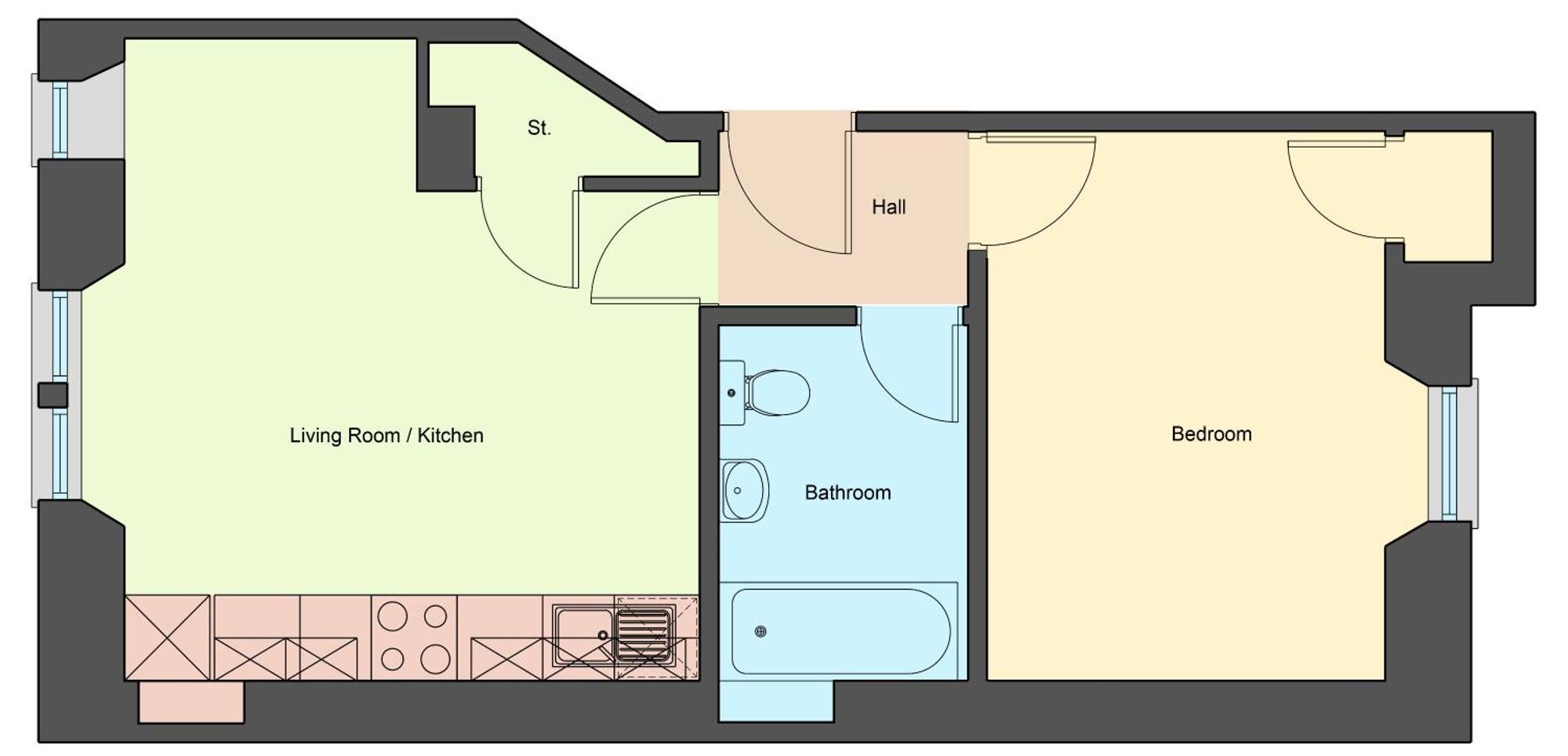 Superb One Bedroom Apartment In Dundee Kültér fotó